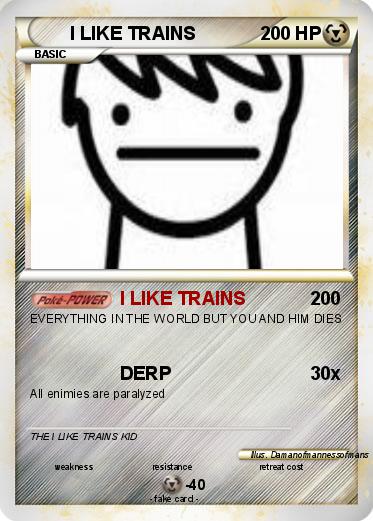 Pokemon I LIKE TRAINS