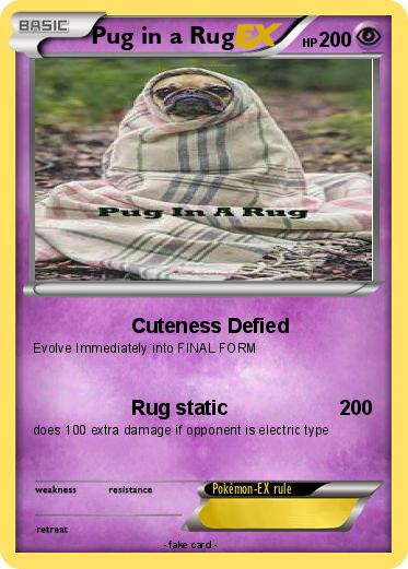 Pokemon Pug in a Rug