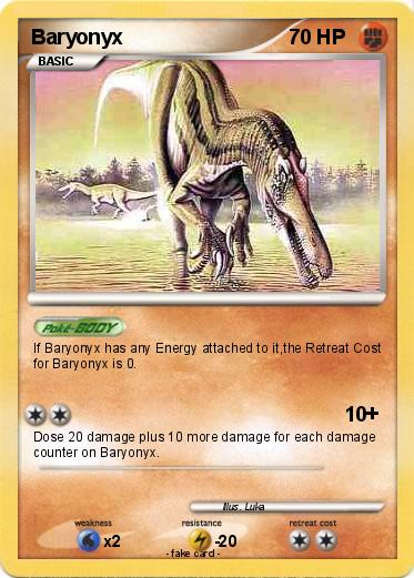 Pokemon Baryonyx