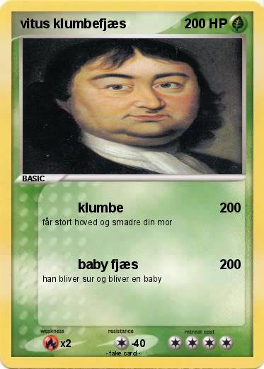 Pokemon vitus klumbefjæs