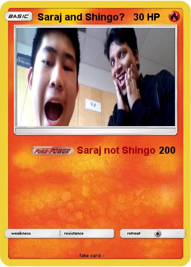 Pokemon Saraj and Shingo?
