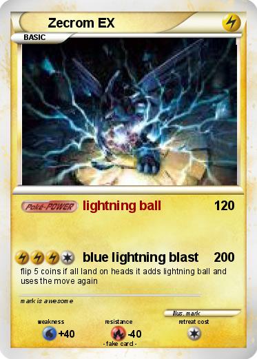 Pokemon Zecrom EX