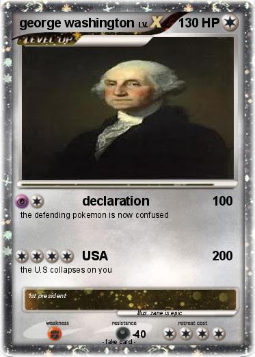 Pokemon george washington
