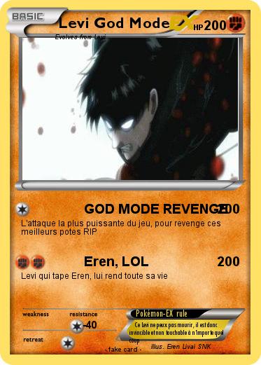 Pokemon Levi God Mode