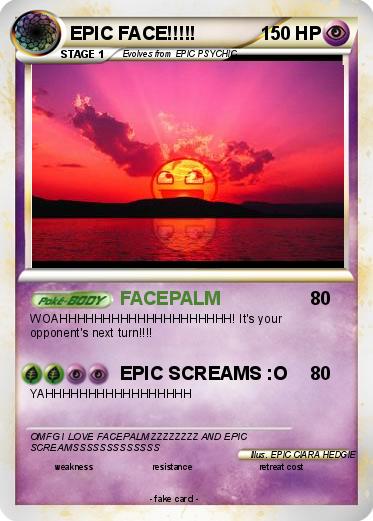 Pokemon EPIC FACE!!!!!