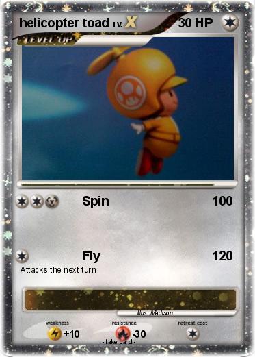 Pokemon helicopter toad