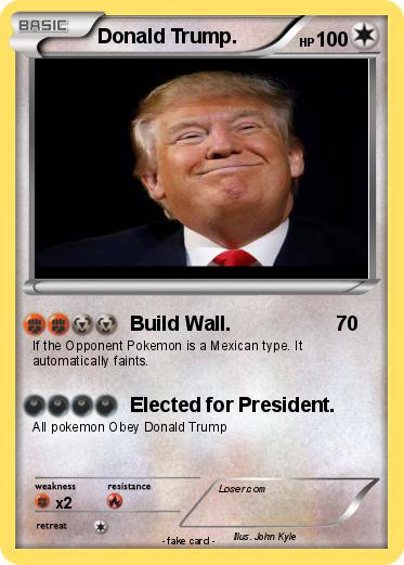 Pokemon Donald Trump.