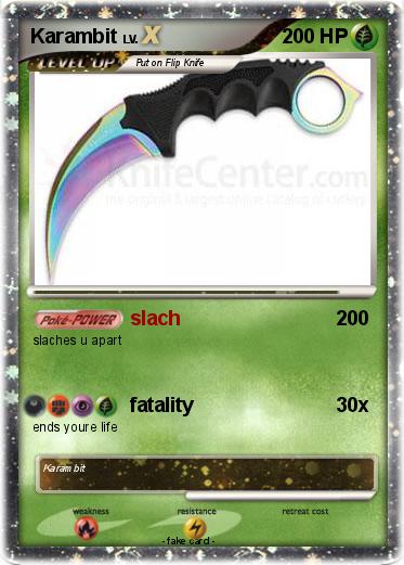 Pokemon Karambit