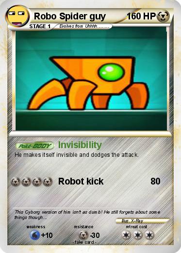 Pokemon Robo Spider guy