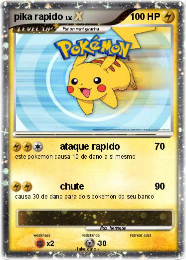 Pokemon pika rapido