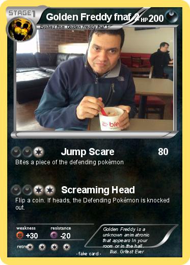 Pokemon Golden Freddy fnaf 2