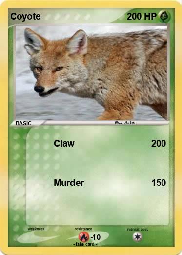 Pokemon Coyote Pokemon Coyote
