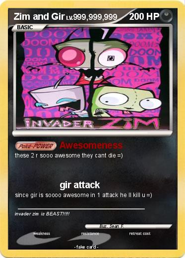 Pokemon Zim and Gir