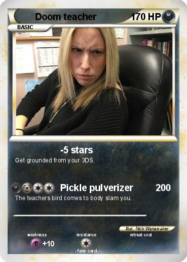 Pokemon Doom teacher