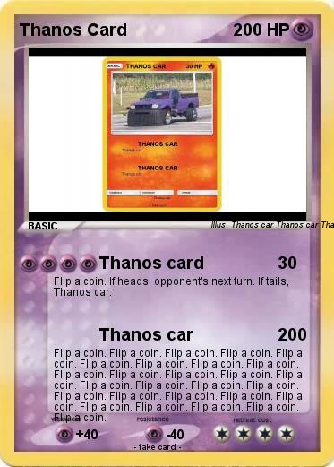 Pokemon Thanos Card