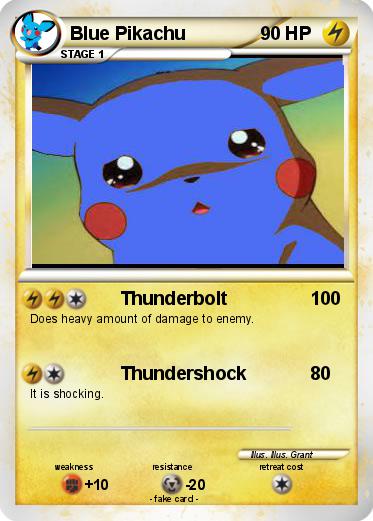 Pokemon Blue Pikachu