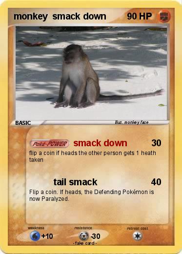 Pokemon monkey  smack down