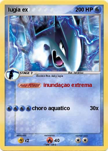 Pokemon lugia ex