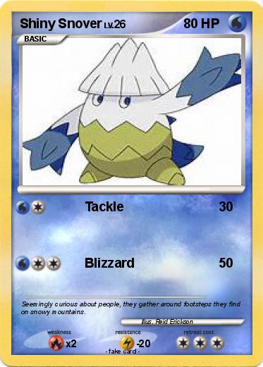 Pokemon Shiny Snover