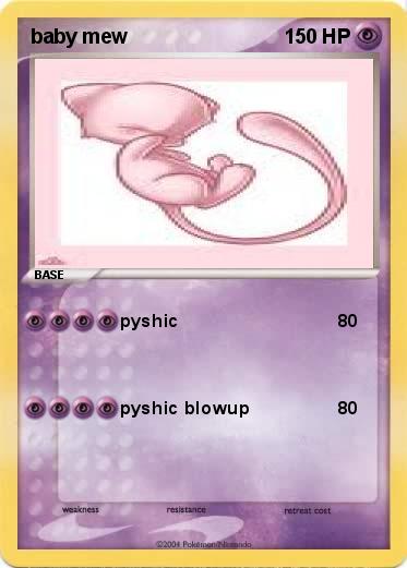 Pokemon baby mew