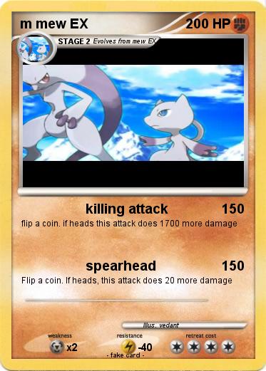 Pokemon m mew EX