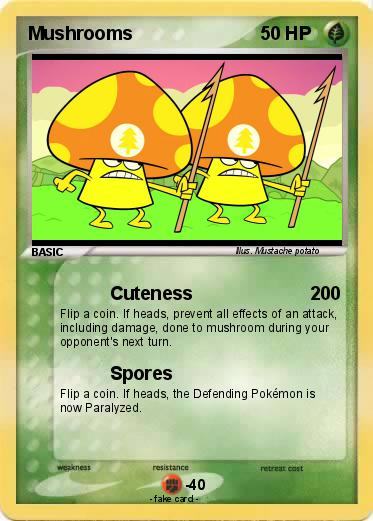 Pokemon Mushrooms