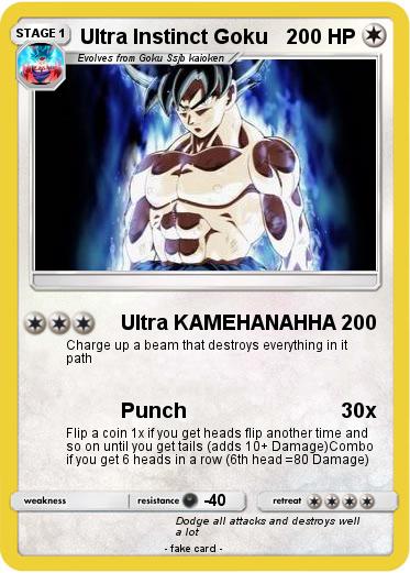 Pokemon Ultra Instinct Goku