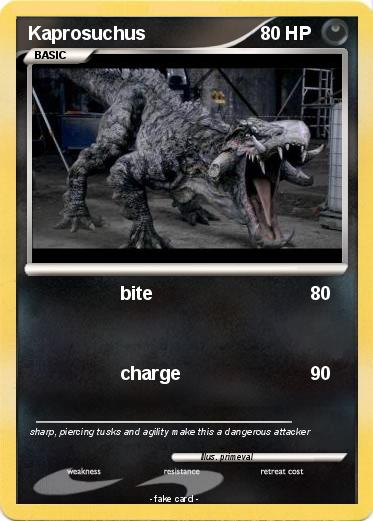 Pokemon Kaprosuchus