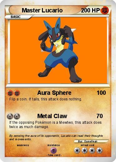 Pokemon Master Lucario