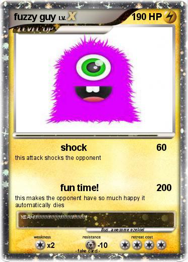 Pokemon fuzzy guy