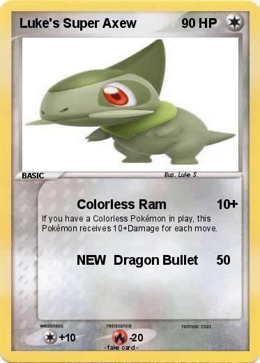 Pokemon Luke's Super Axew