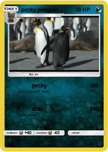 Pokemon pecky penguin