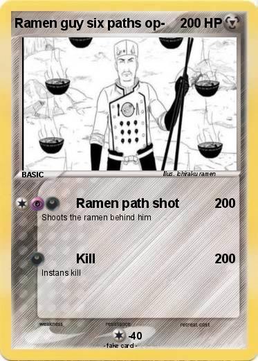 Pokemon Ramen guy six paths op-