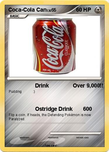 Pokemon Coca-Cola Can