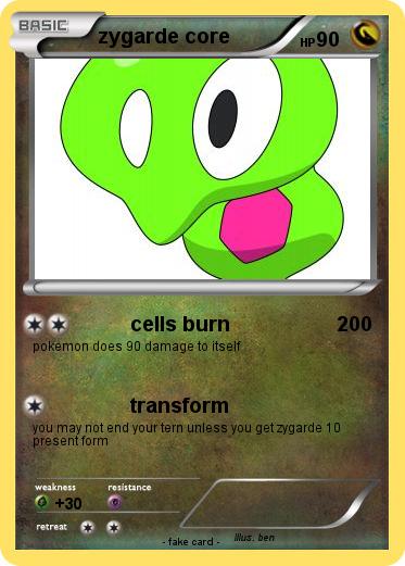 Pokemon zygarde core