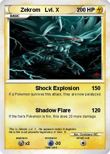 Pokemon Zekrom   Lvl. X