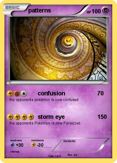 Pokemon patterns