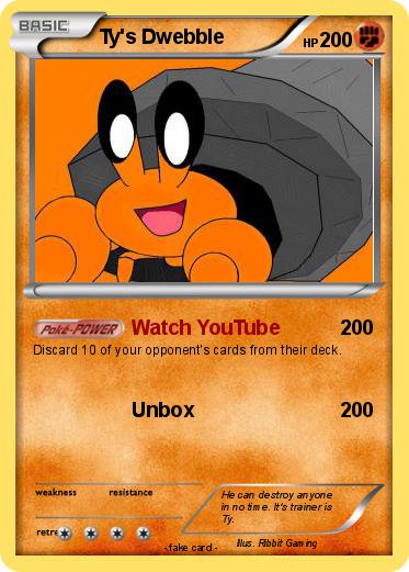 Pokemon Ty's Dwebble