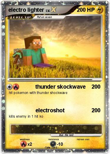 Pokemon electro lighter