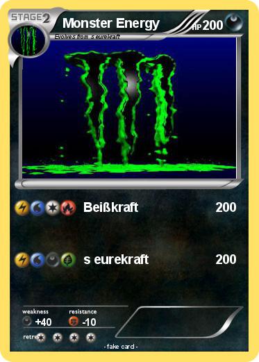 Pokemon Monster Energy