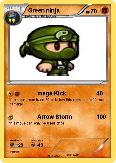 Pokemon Green ninja