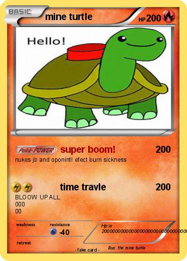 Pokemon mine turtle