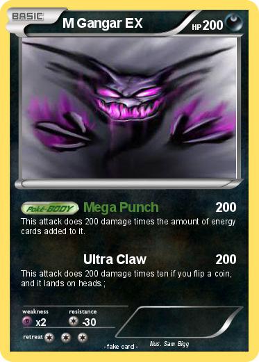 Pokemon M Gangar EX