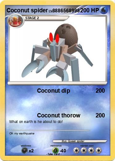 Pokemon Coconut spider