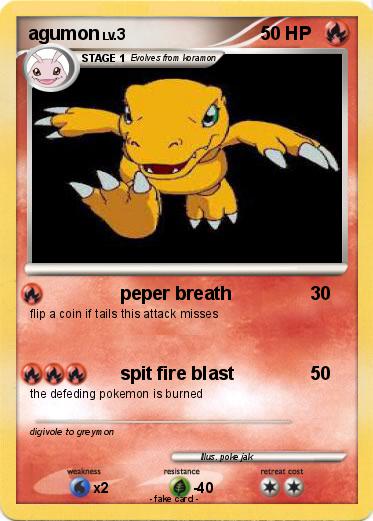 Pokemon agumon