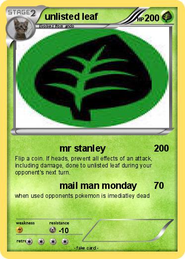 Pokemon unlisted leaf