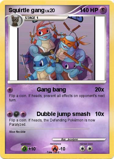 Pokemon Squirtle gang