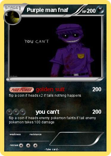 Pokemon Purple man fnaf