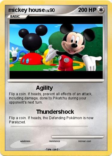 Pokemon mickey house