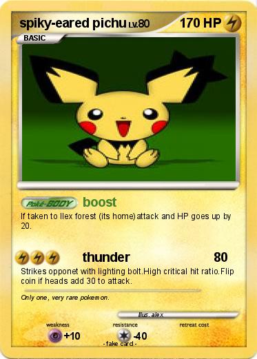 Pokemon spiky-eared pichu